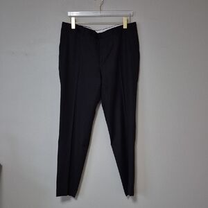 Canali Luxury Wool Dress Pants, Trousers Straight Leg Flat Front, Size 36X32